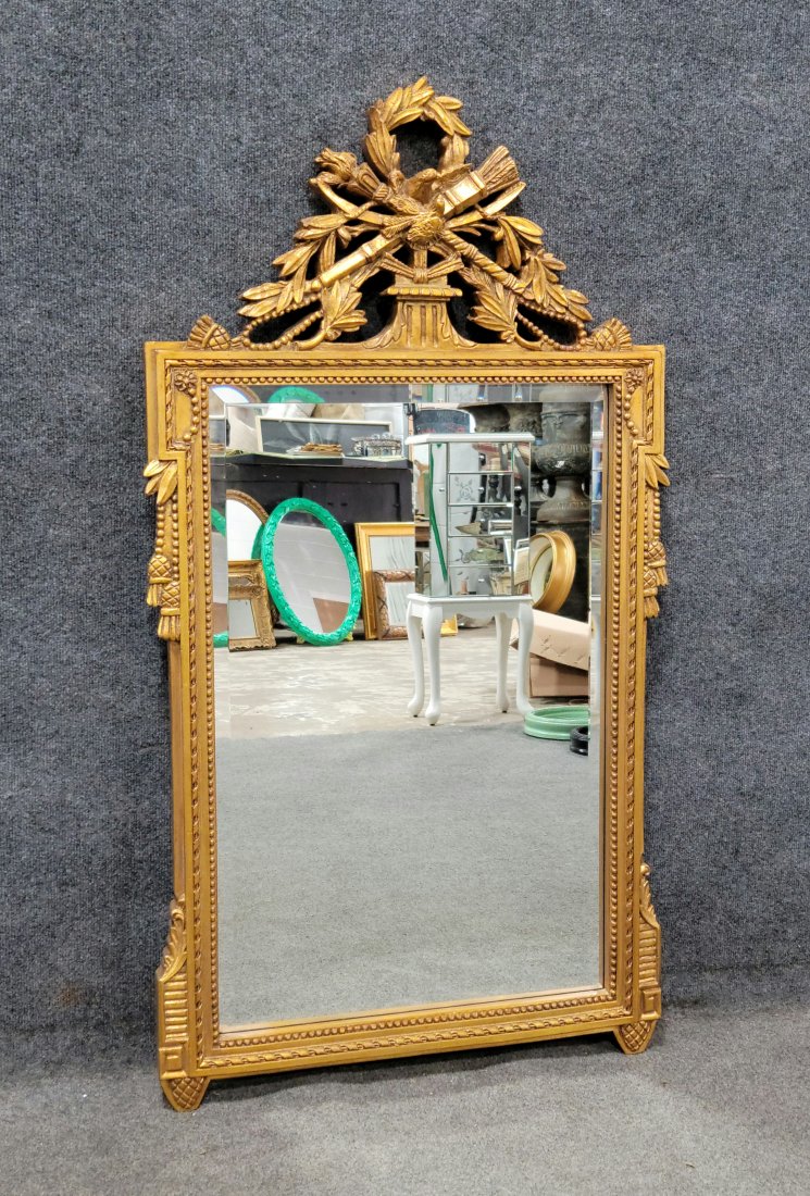 Gold Leaf Carved Mirror (1 of 3)