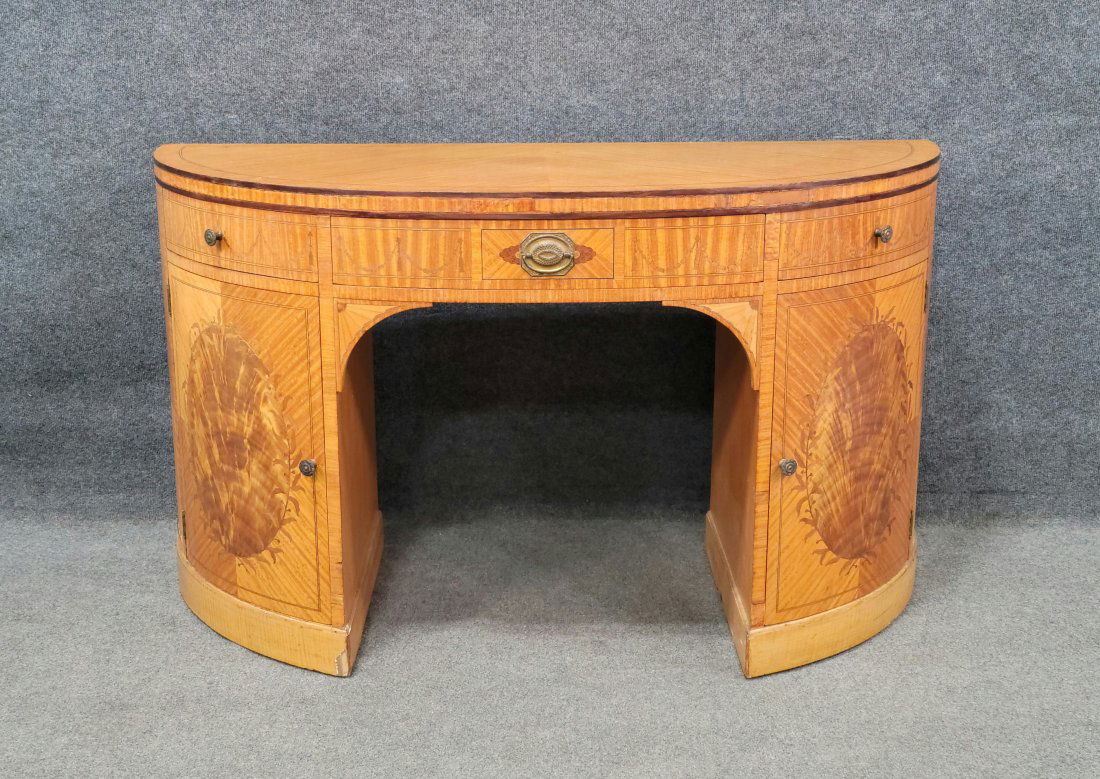 John Stuart Satinwood Adam's Style Desk (1 of 7)