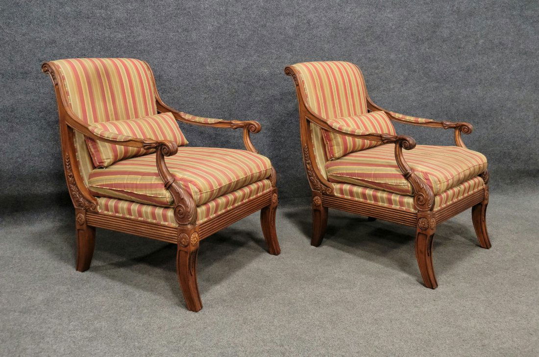 Pair Of Ethan Allen Arm Chairs (1 of 6)