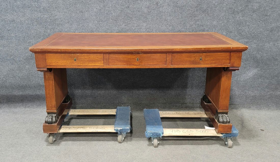 19th Century Biedermeier Style Antique Desk (1 of 7)