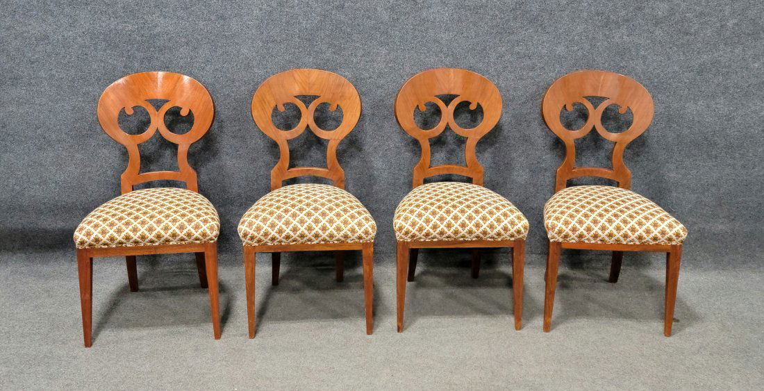 4 Biedermeier Style Chairs (1 of 3)