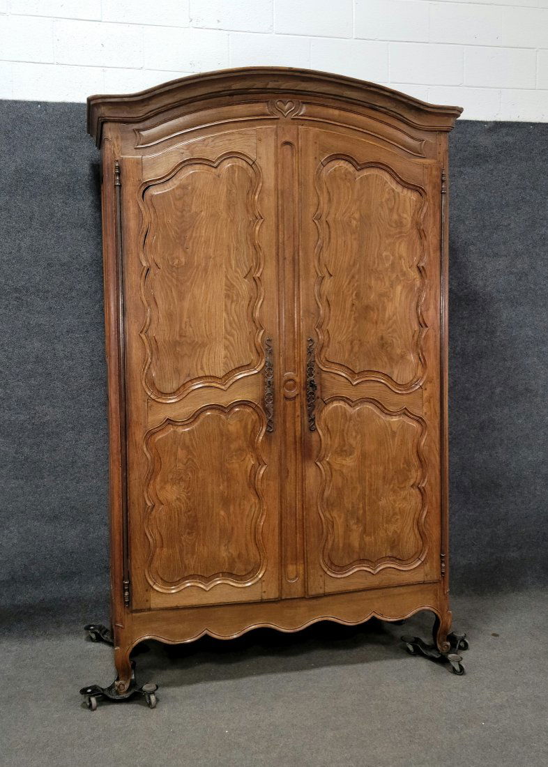 18th Century Two Door Country French Wardrobe (1 of 5)