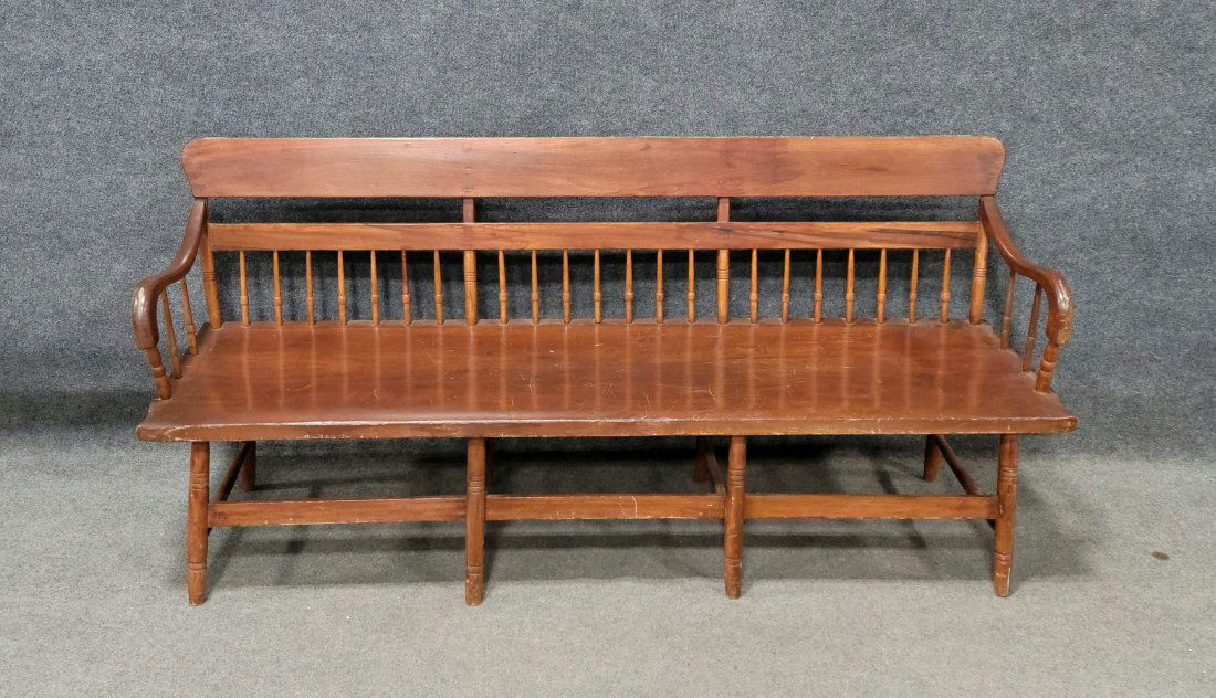 19th Century Deacons Bench (1 of 5)