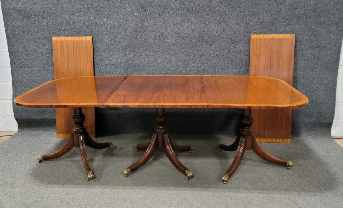 Custom Triple Banded Dining Room Banquet Table (1 of 3)