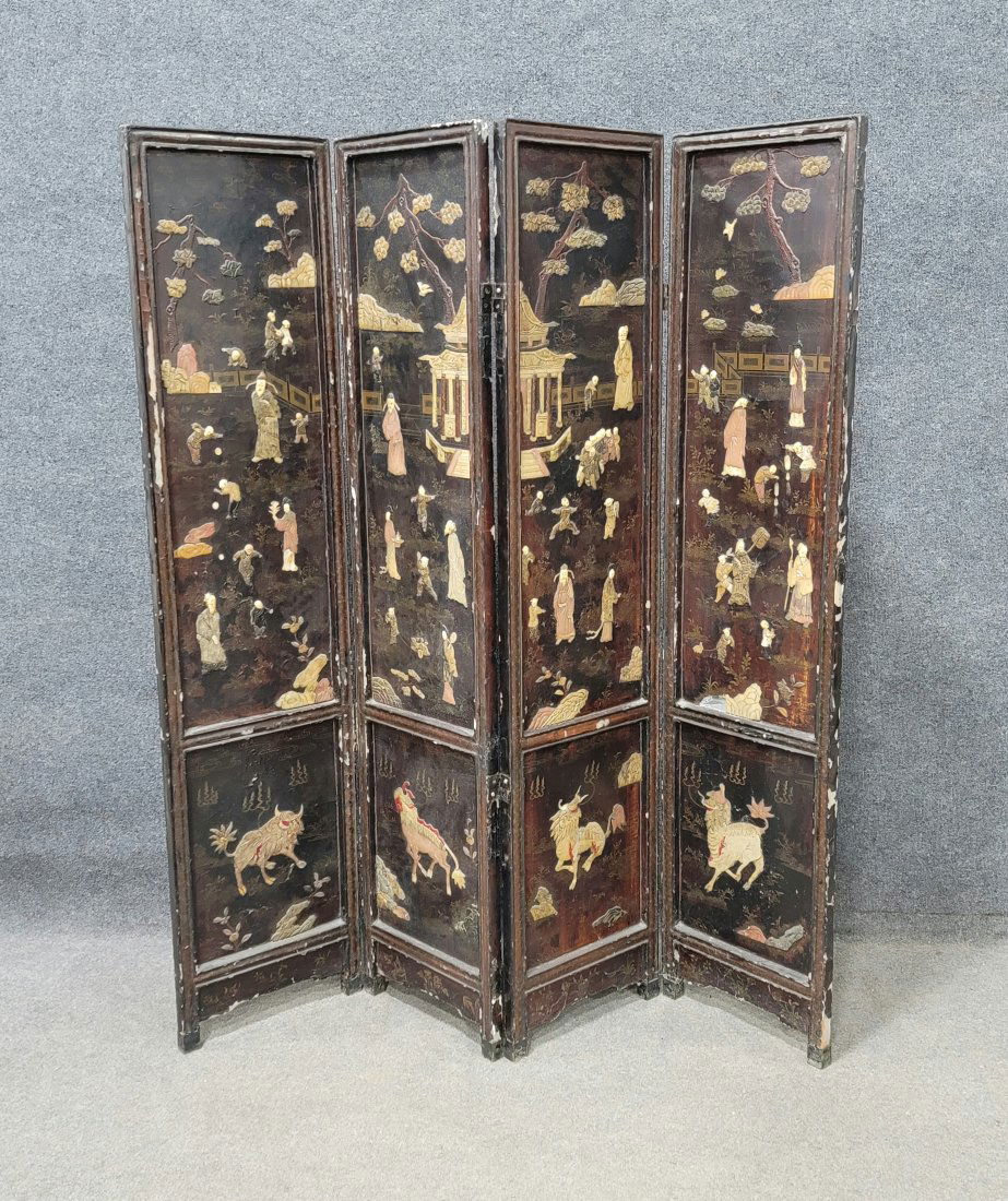 Chinese 4 Panel Screen (1 of 5)