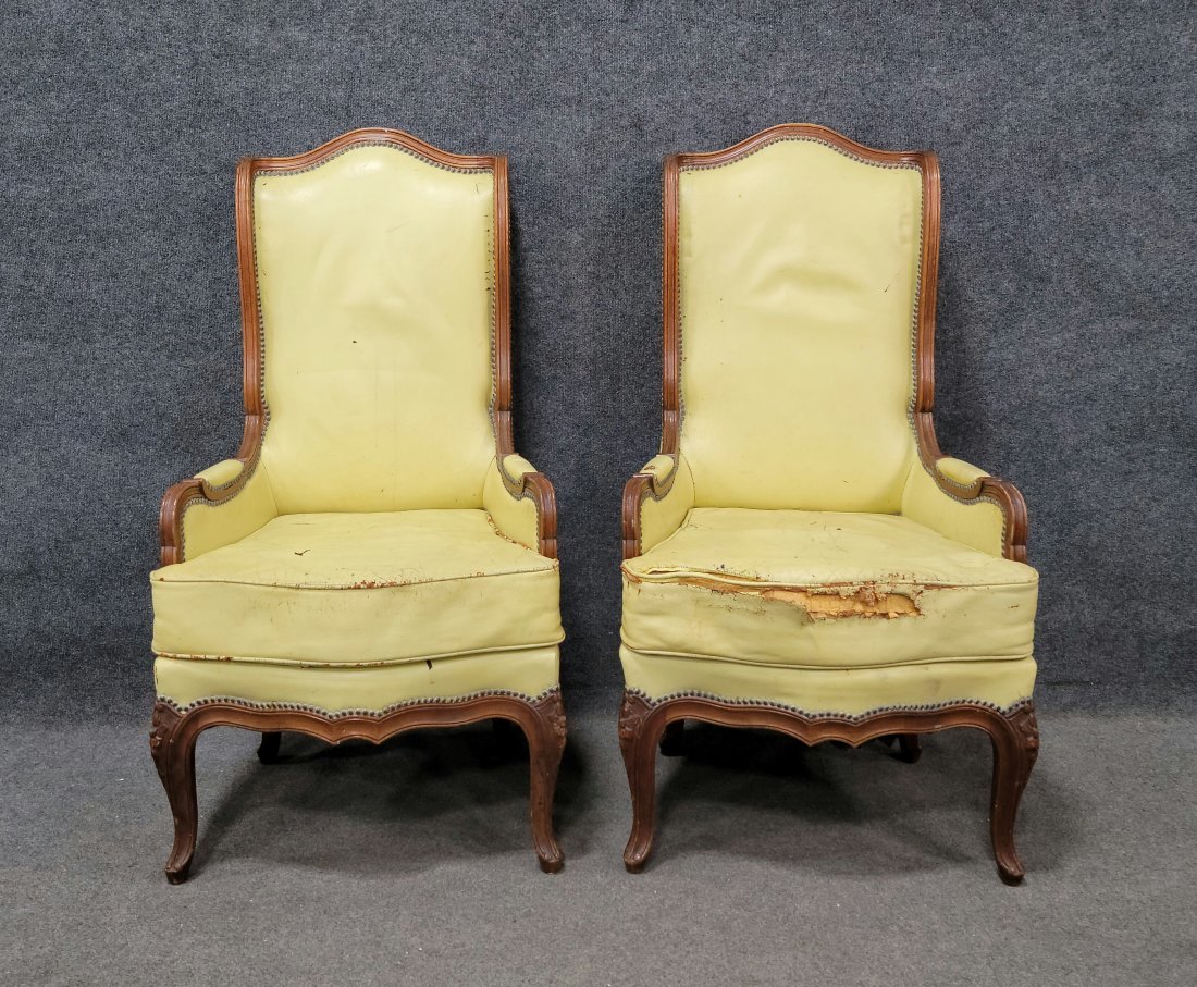 Pair Of French Louis XV Baker Arm Chairs (1 of 6)
