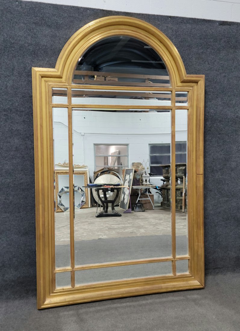 Very Large Gold Leaf Gilt Mirror (1 of 4)