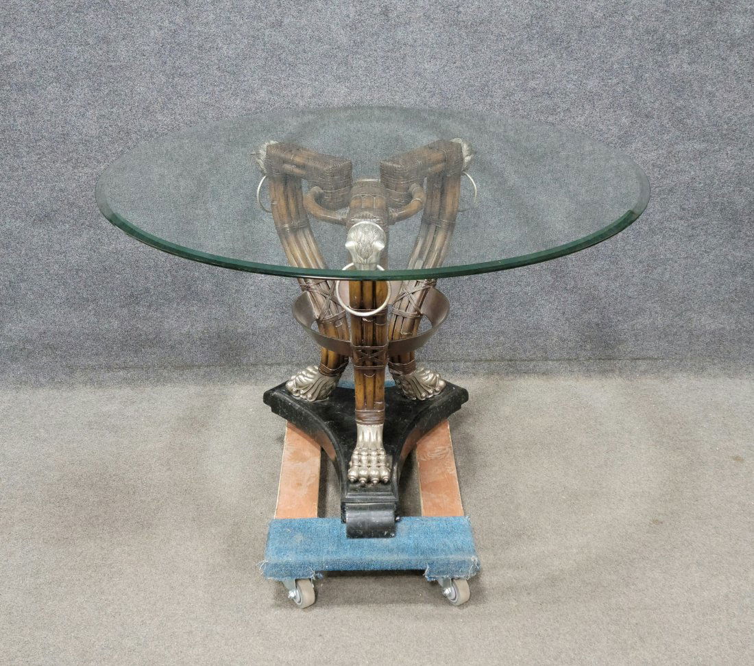 Maitland Smith Glass Top Table (1 of 5)