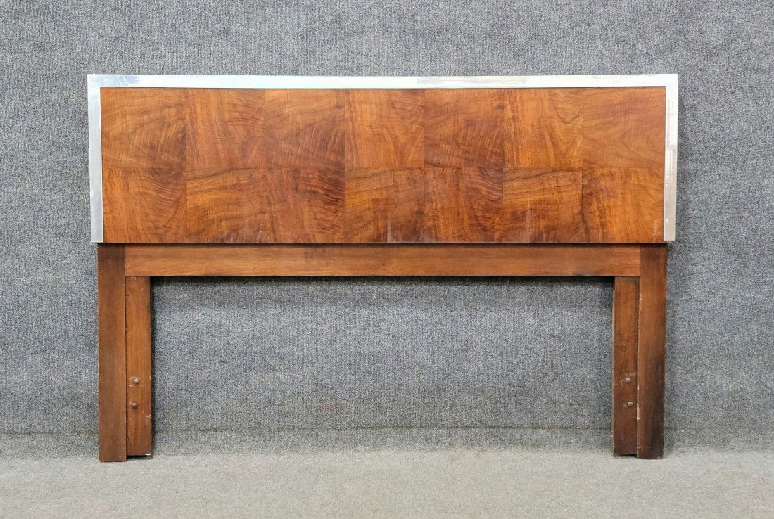 Milo Baughman Style Headboard (1 of 2)