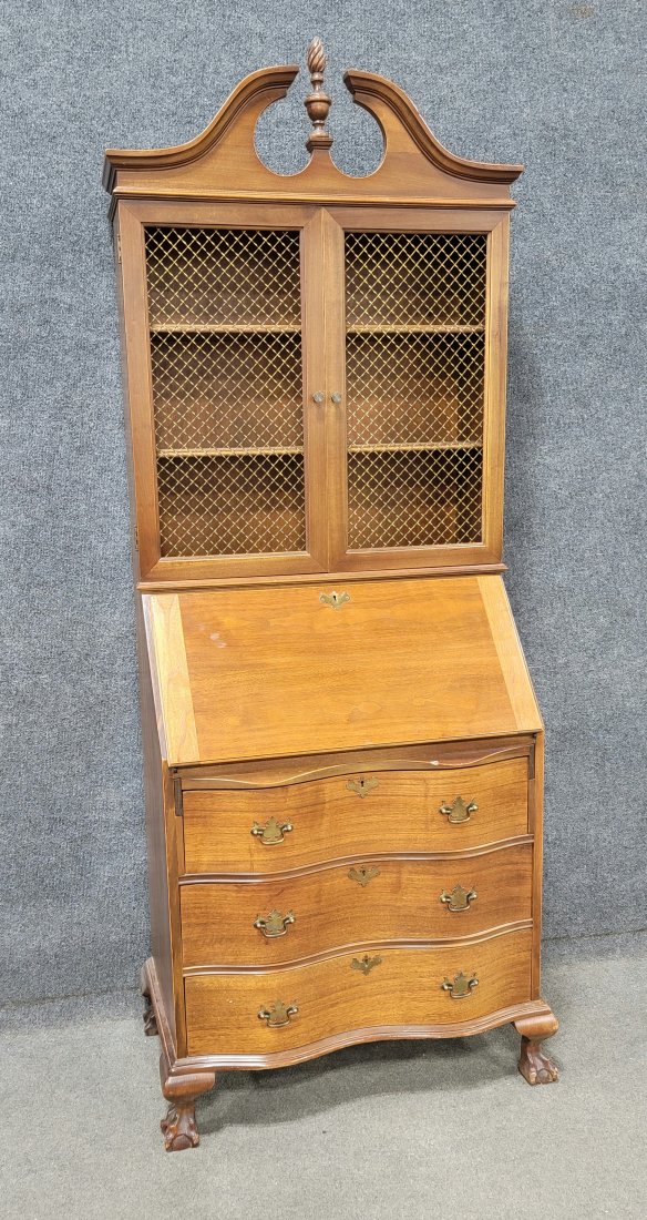 Secretary Desk: 50"H, 23.75"W, 14.50"D