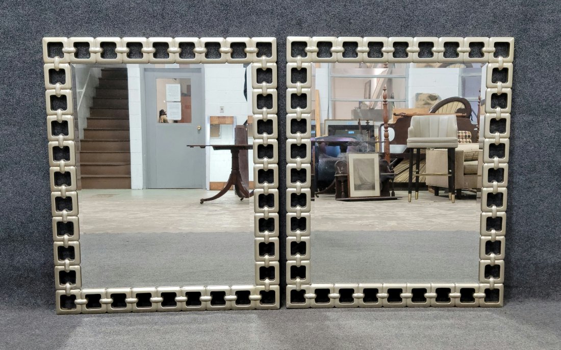 Pair Of Mid Century Mirrors (1 of 2)