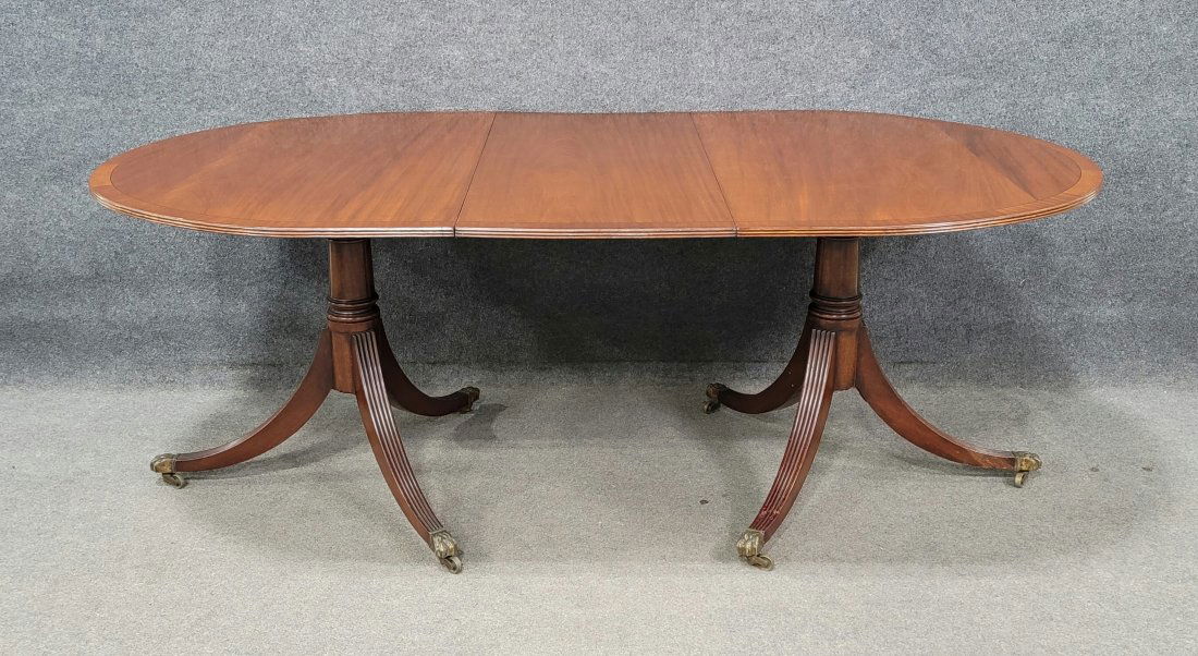 Mahogany Dining Table w/ 1 Leaf (1 of 3)