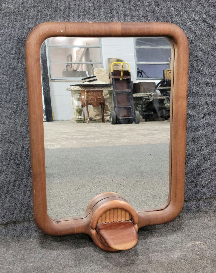 Mid Century Teak Mirror (1 of 3)