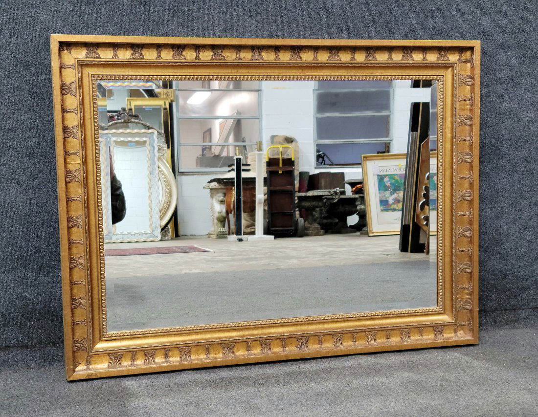 Large Gold Leaf Mirror (1 of 3)