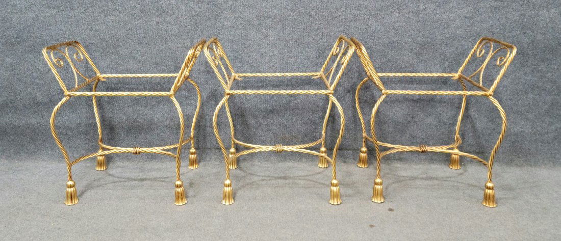 3 Italian Tassel Benches (1 of 2)