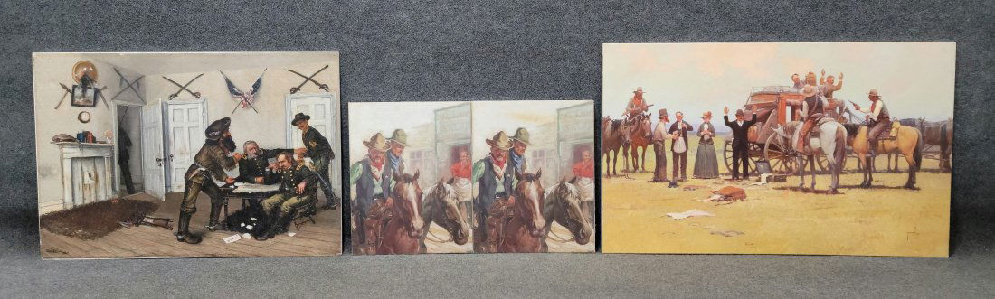3 Replica Remington Paintings (1 of 4)