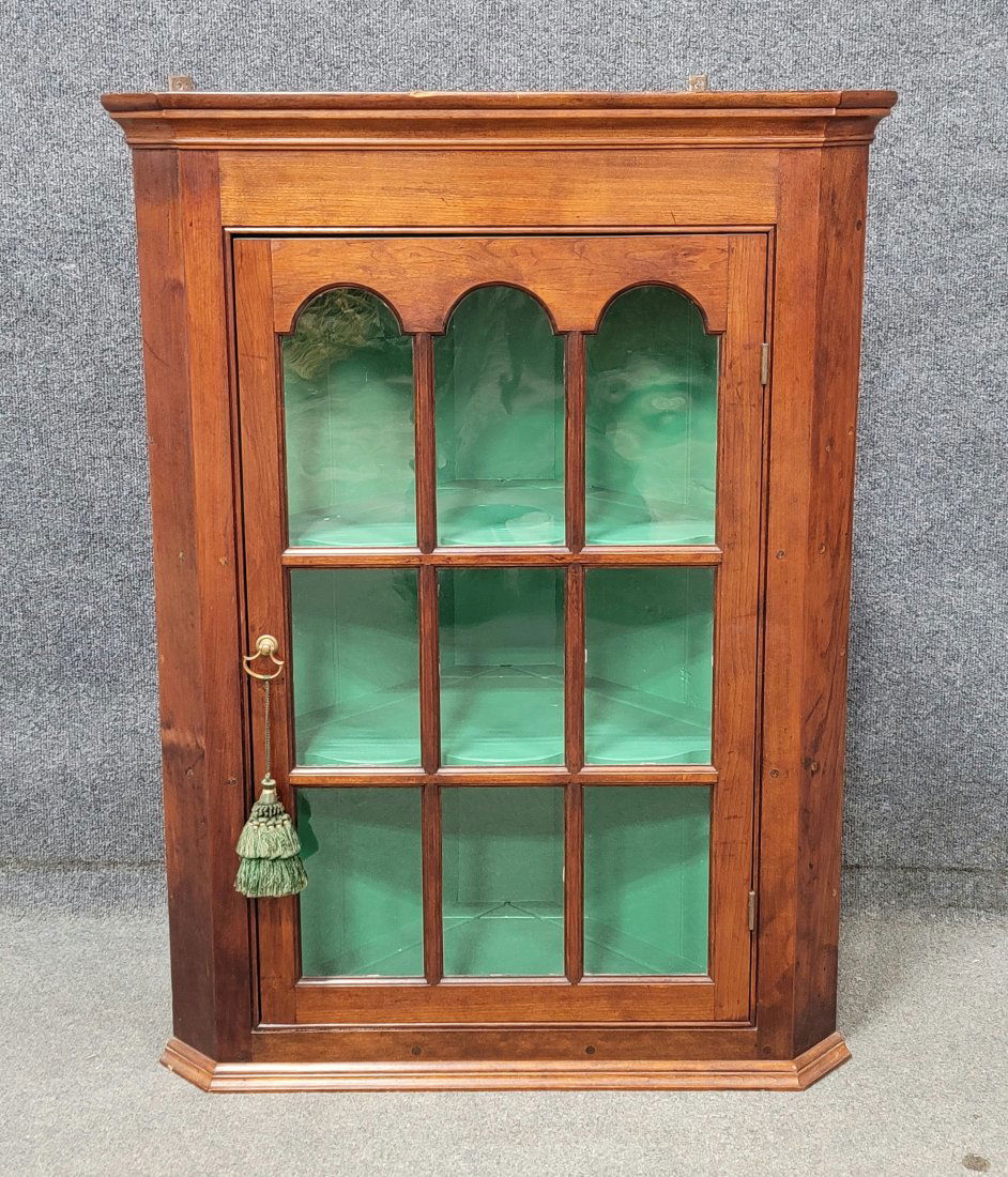 Antique Hanging Corner Cabinet (1 of 3)