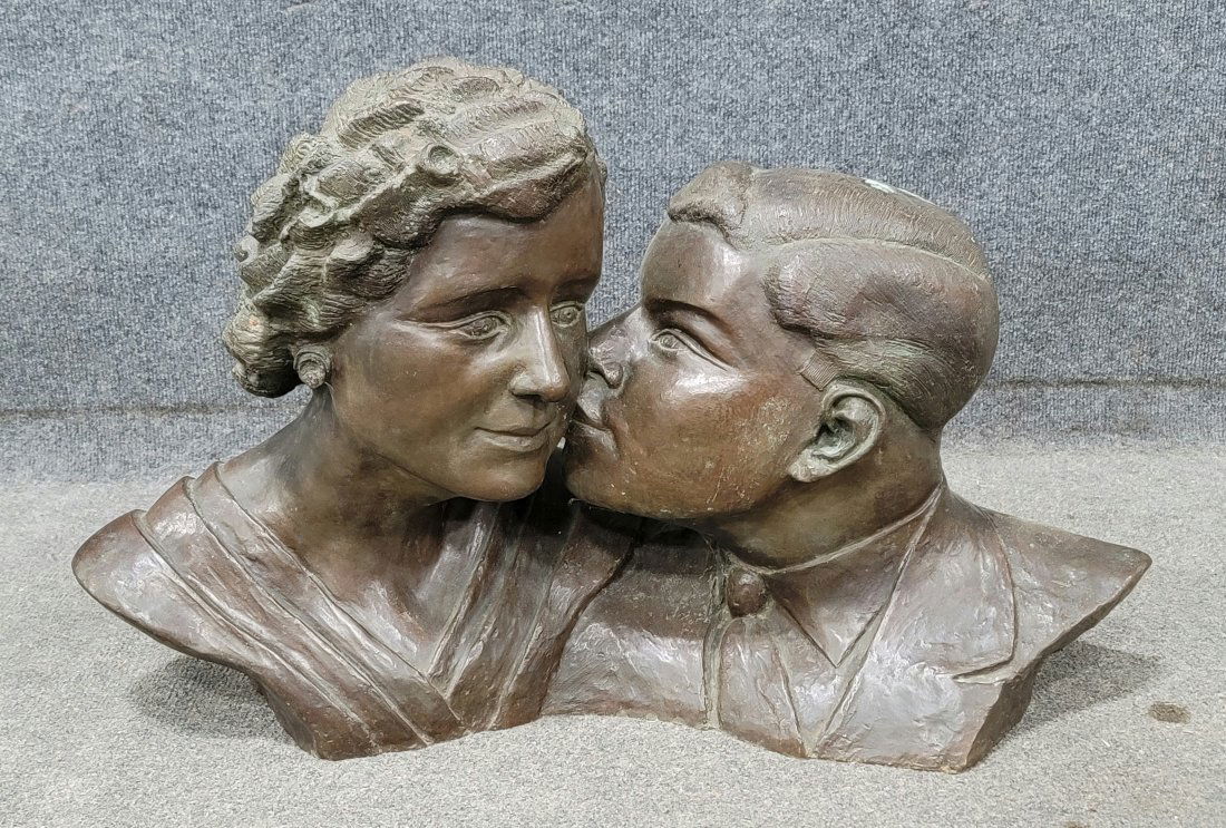 Large Bronze Bust (Signed On Back, Check Photos) (1 of 5)