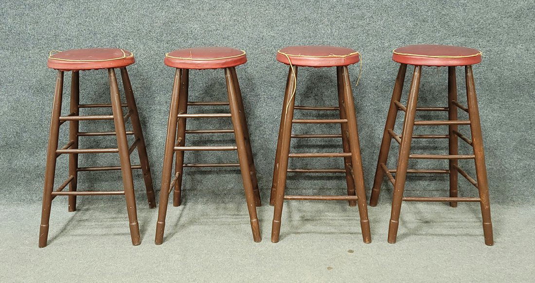 4 Mid Century Barstools (1 of 3)