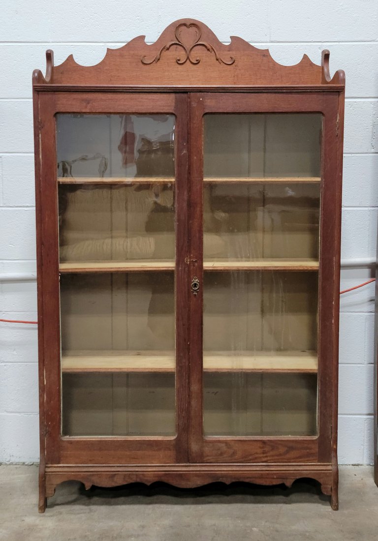 Antique Oak Bookcase (1 of 4)