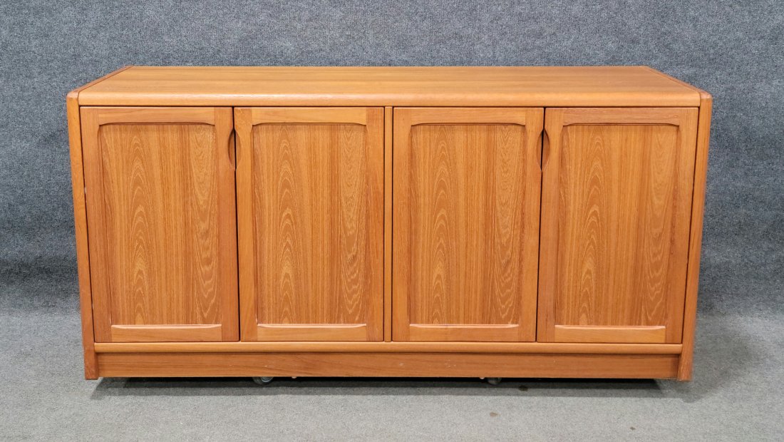 Teak Sideboard: 29.50"H, 61"W, 19.75"D | (Very Clean)
