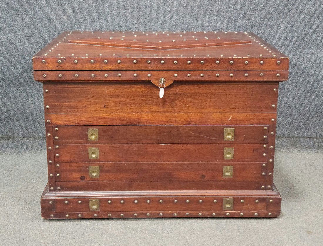 Campaign Antique Blanket Chest (1 of 6)