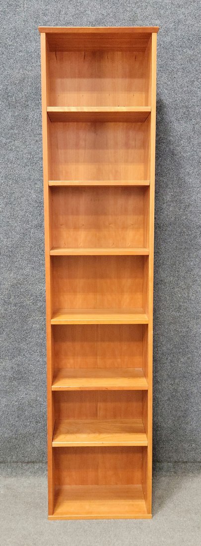 Made In Denmark Open Bookcase: 72"H, 16.50"W, 10.25"D