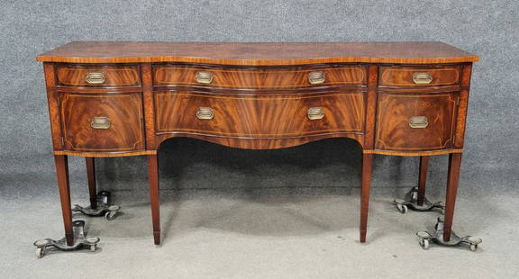 Schmieg & Kotzian Sideboard: 36.50"H, 76"W, 23"D