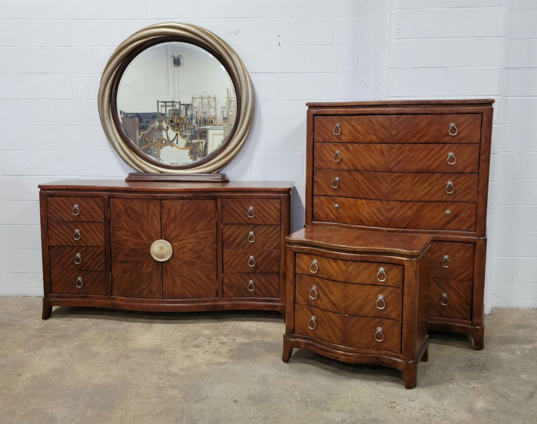 3 Piece Mahogany Bedroom Set (1 of 2)