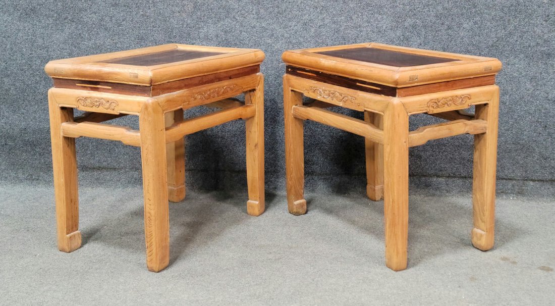 Pair Of 19th Century Chinese End Tables (1 of 3)