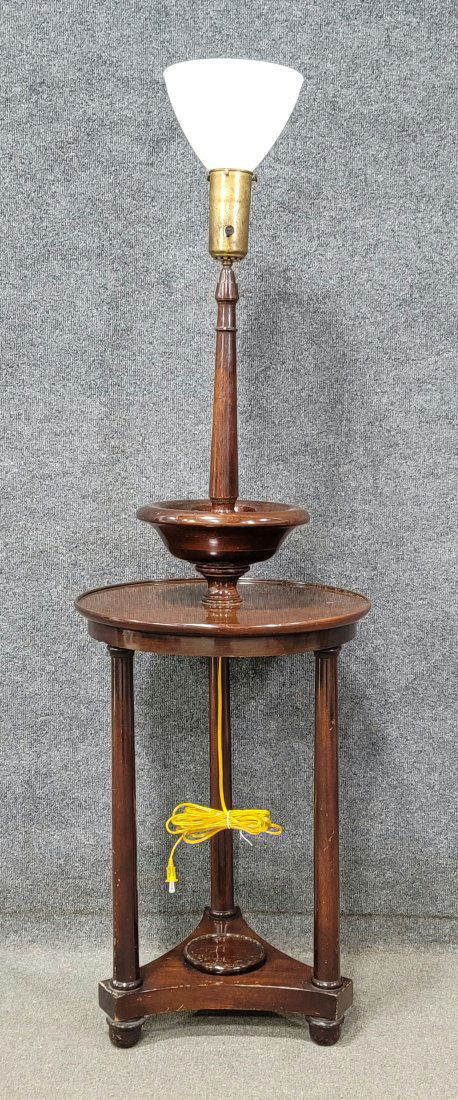 Custom Mahogany Lamp Table (1 of 3)