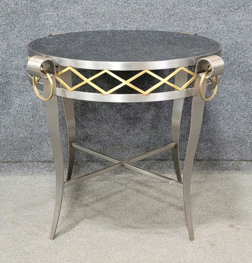 Jansen Style Marble Top Center Table (1 of 4)