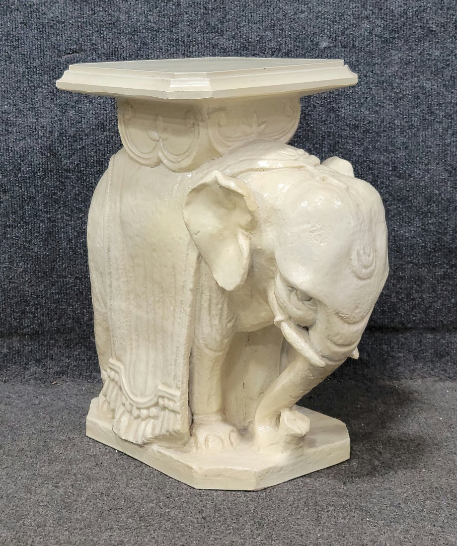 Elephant Table: 16.50"H, 10"W, 15"D