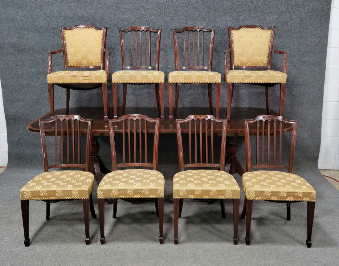 9 Piece Mahogany Dining Room Set (1 of 8)