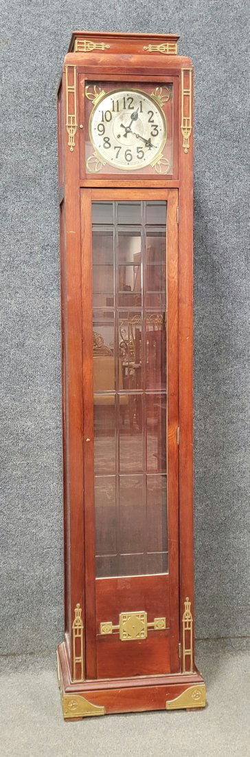 Antique English Bronze Mounted Tall Case Clock (1 of 7)