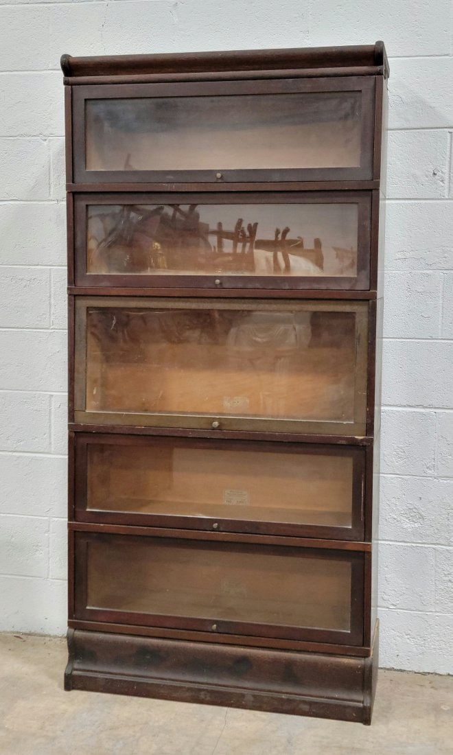 Globe Wernicke Oak 5 Stack Bookcase (Pattern - 709 | Grade - 3298 1/2) (1 of 4)