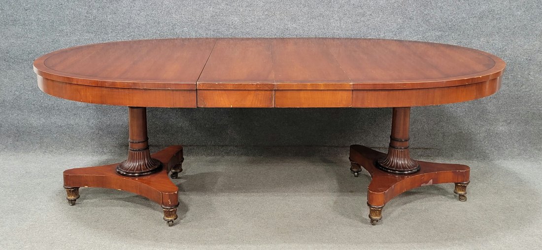 Union National Dining Room Table: 30.25"H, 63"W, 47"D, Leaves - 12"W
