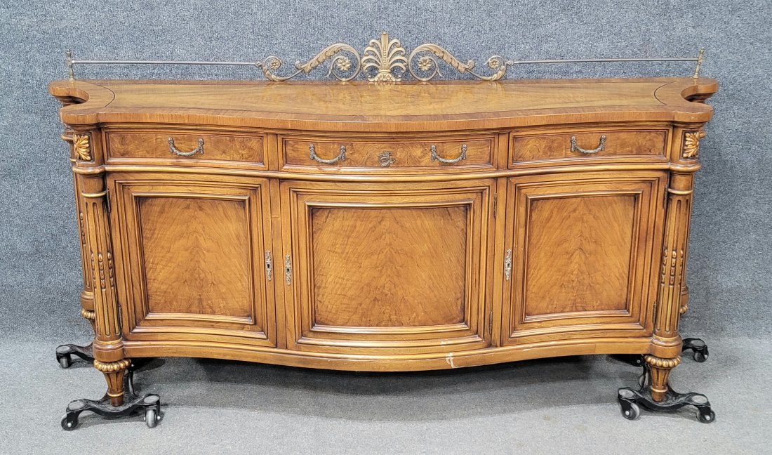 Karges Sideboard: 40"H, 76.25"W, 21"D
