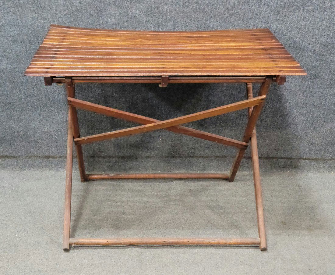 19th Century Antique Folding Table (Very Rare) (1 of 4)