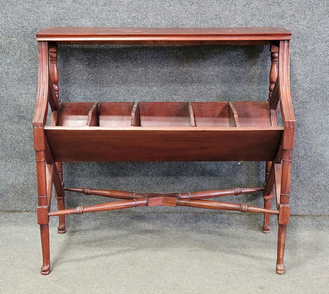 Mahogany Book Rack (1 of 5)