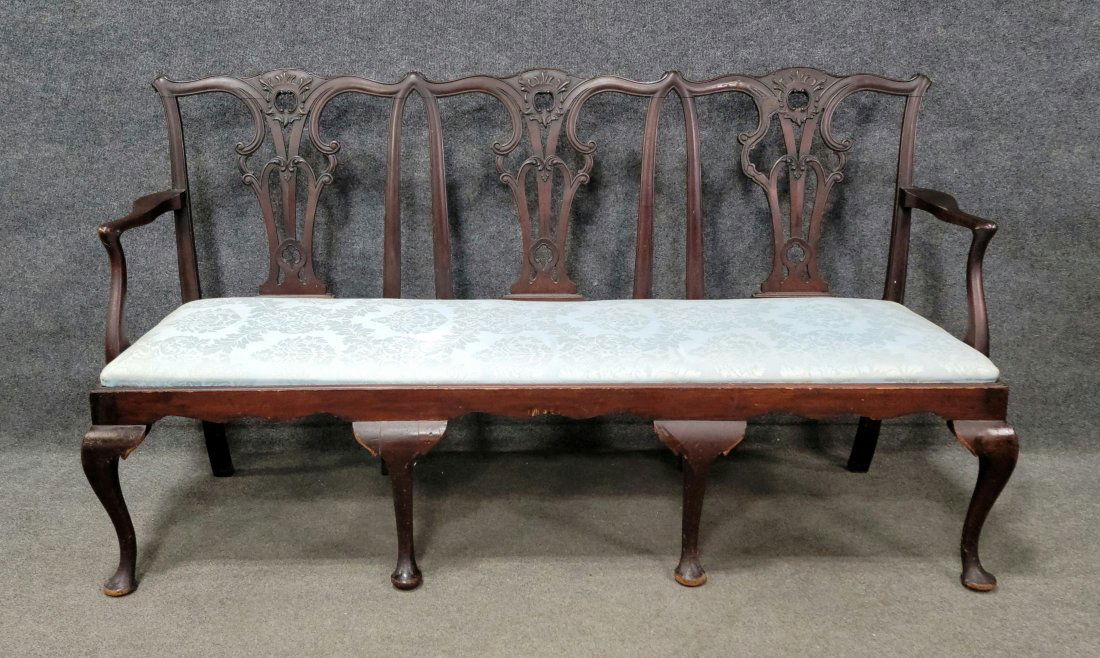 Antique Georgian Style Settee (1 of 5)