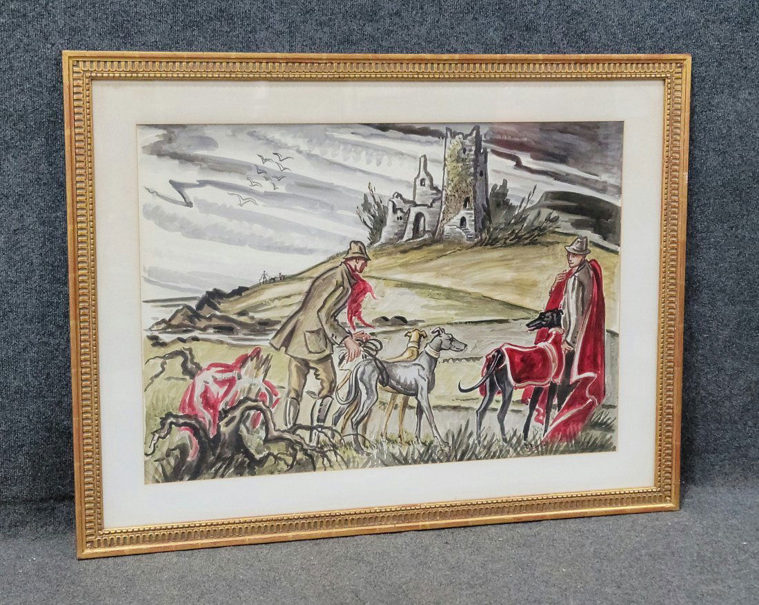 Large James Reynolds Watercolor (1 of 4)