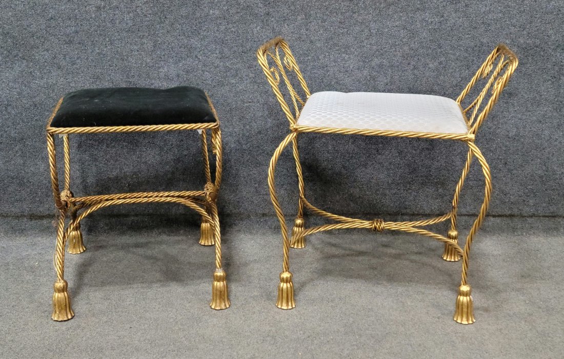2 Italian Tassel Benches With Seats (1 of 4)