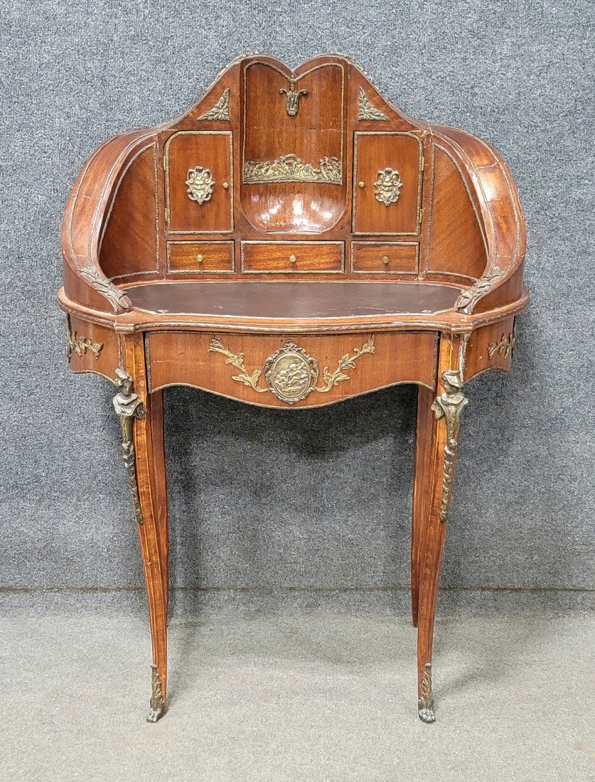 French Bronze Mounted Desk (1 of 6)