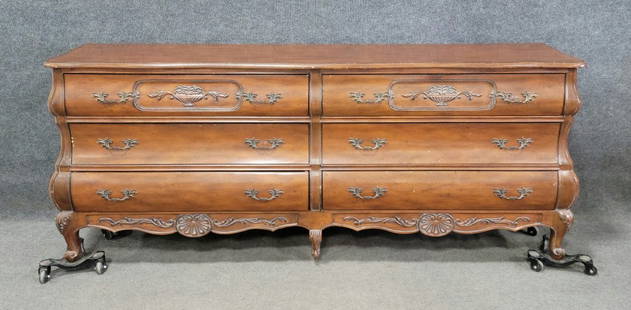 Bombay Dresser In The Manner Of Schmieg & Kotzian: 33"H, 84"W, 18.50"D