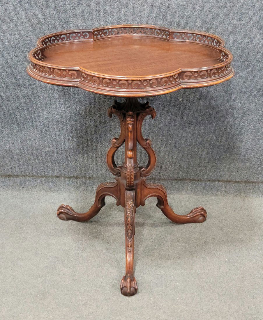 Georgian Style Table With Gallery (1 of 6)