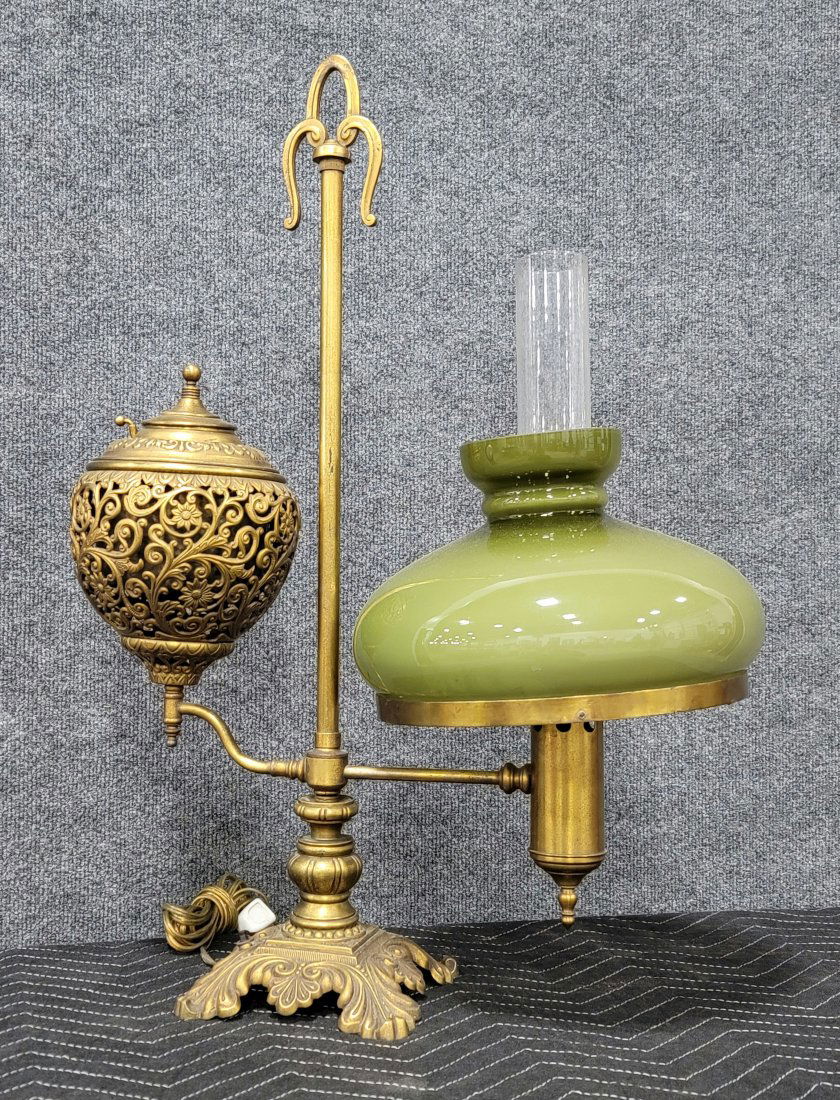 Antique Student Lamp (1 of 1)
