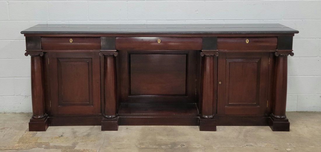 19th Century R.J. Horner Style Marble Top Buffet (1 of 3)