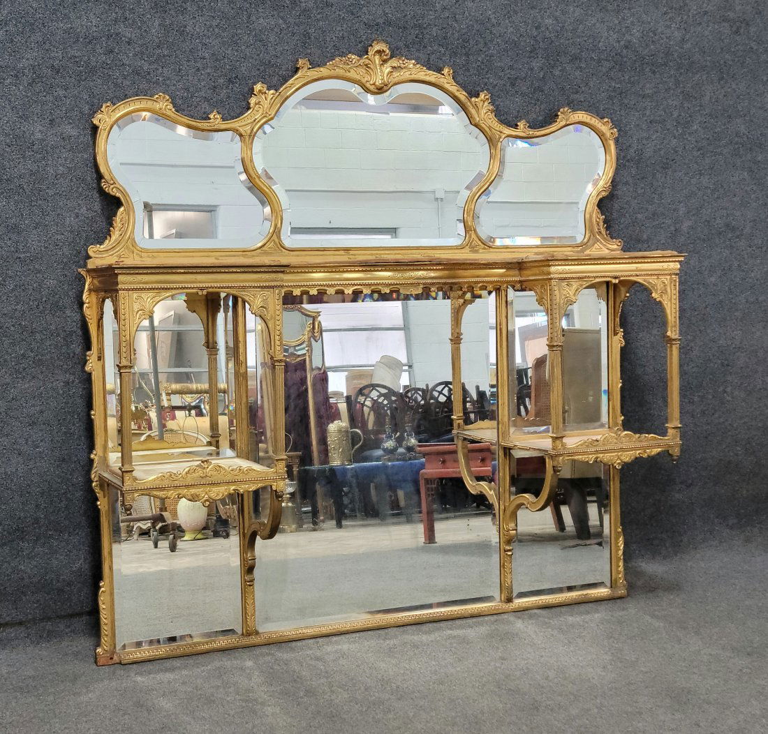 19th Century Gilt Mirror (1 of 4)