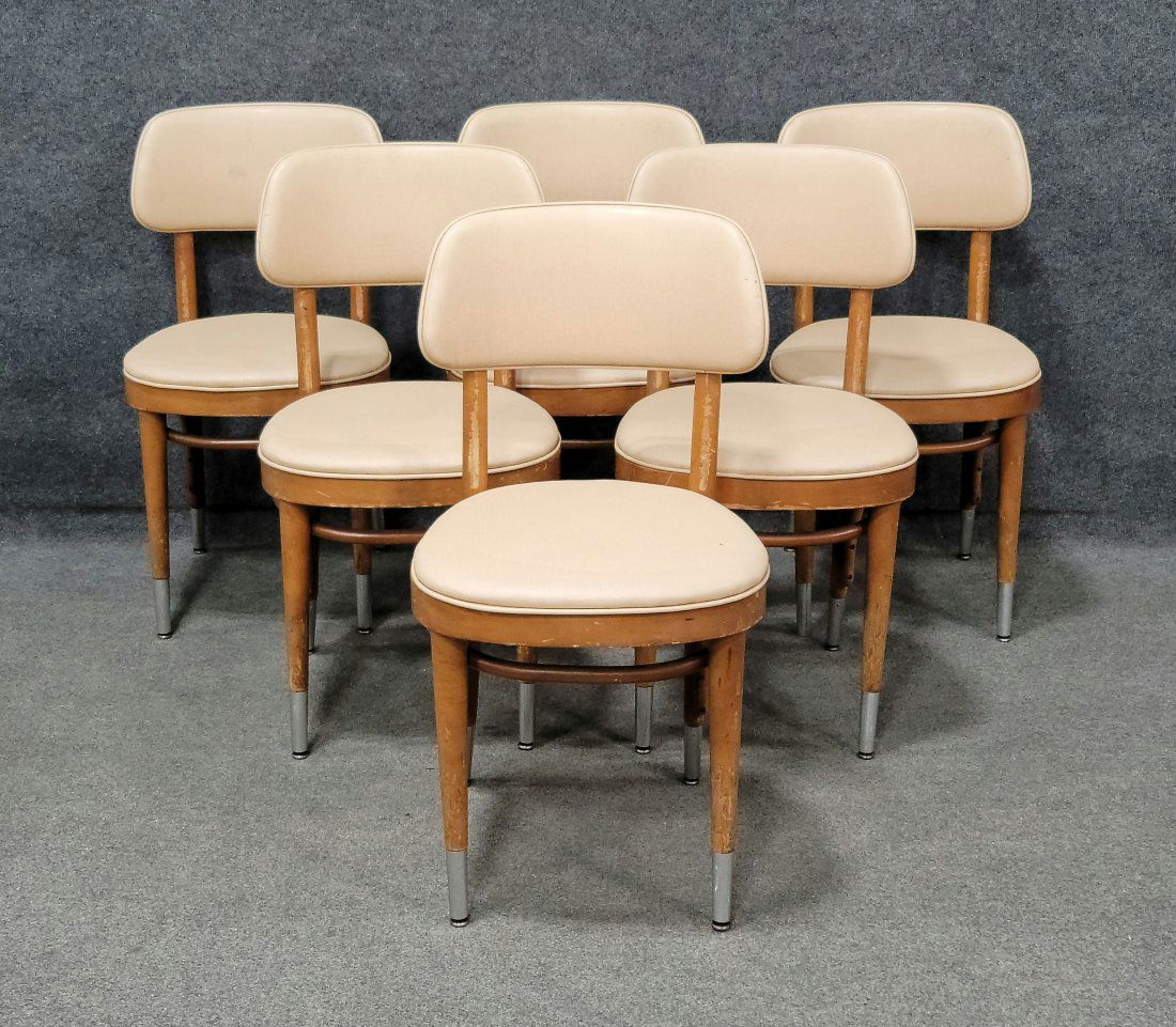 6 Thonet Mid Century Dining Chairs (1 of 5)